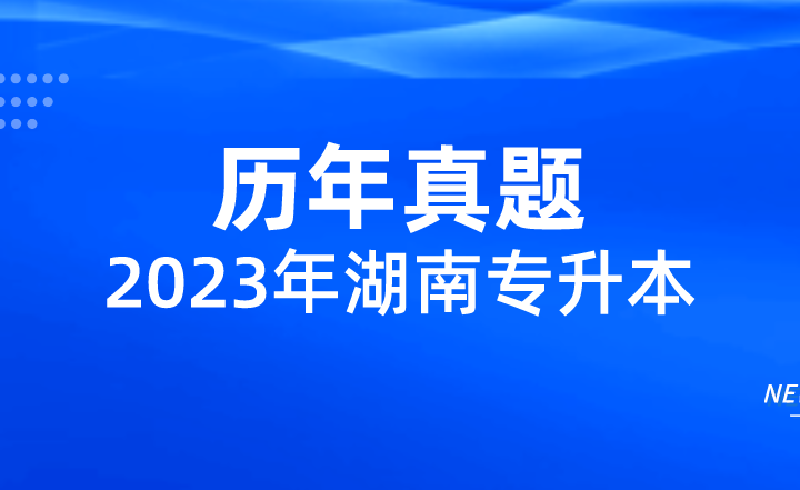 2023年湖南統(tǒng)招專升本大學語文練習題